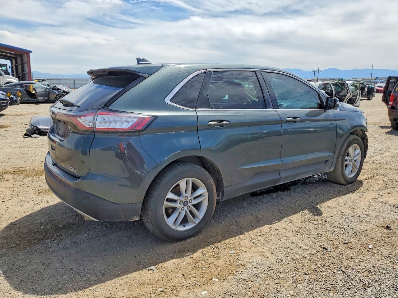 2015 Ford Edge Sel Charcoal vin: 2FMTK4J92FBB28285