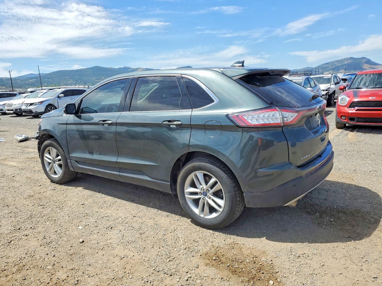2015 Ford Edge Sel Charcoal vin: 2FMTK4J92FBB28285