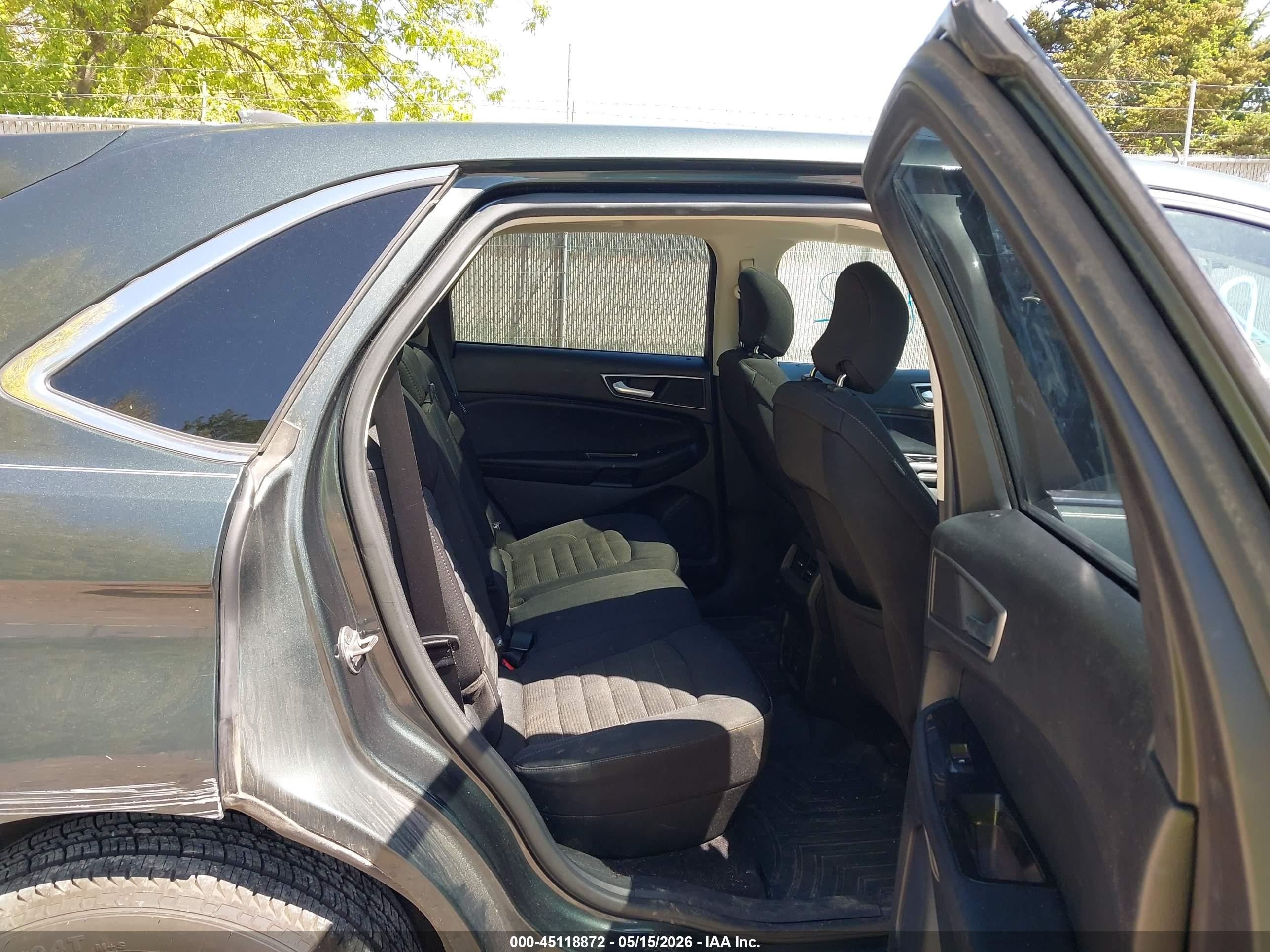 2015 Ford Edge Sel Green vin: 2FMTK4J92FBB83447