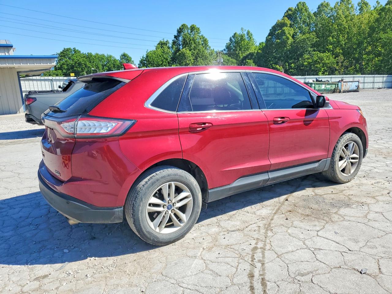 2015 Ford Edge Sel Red vin: 2FMTK4J92FBB95596