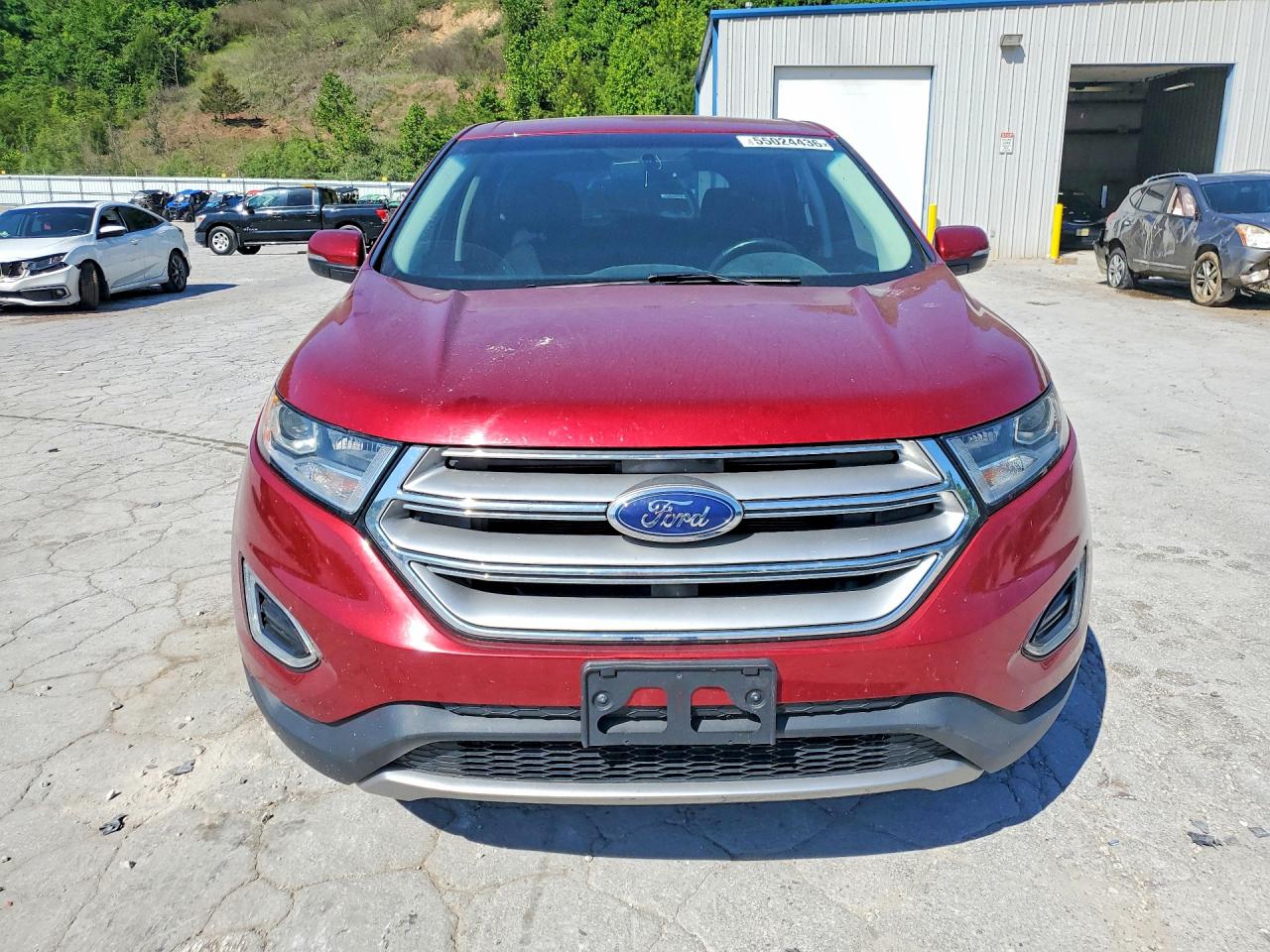 2015 Ford Edge Sel Red vin: 2FMTK4J92FBB95596