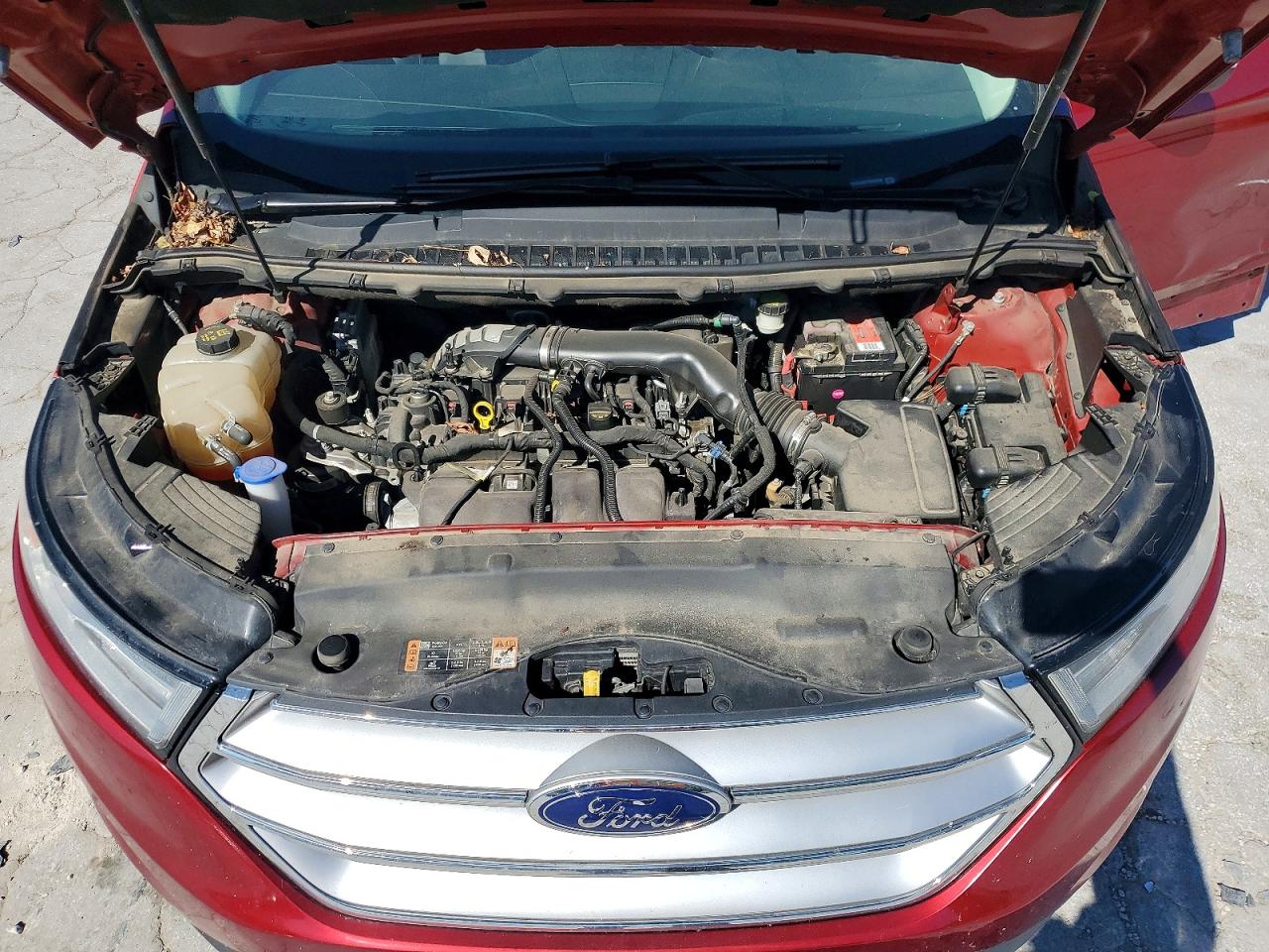 2015 Ford Edge Sel Red vin: 2FMTK4J92FBB95596
