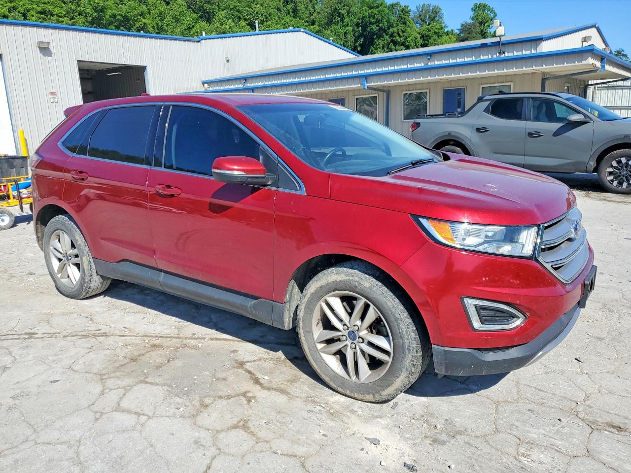 2015 Ford Edge Sel Red vin: 2FMTK4J92FBB95596