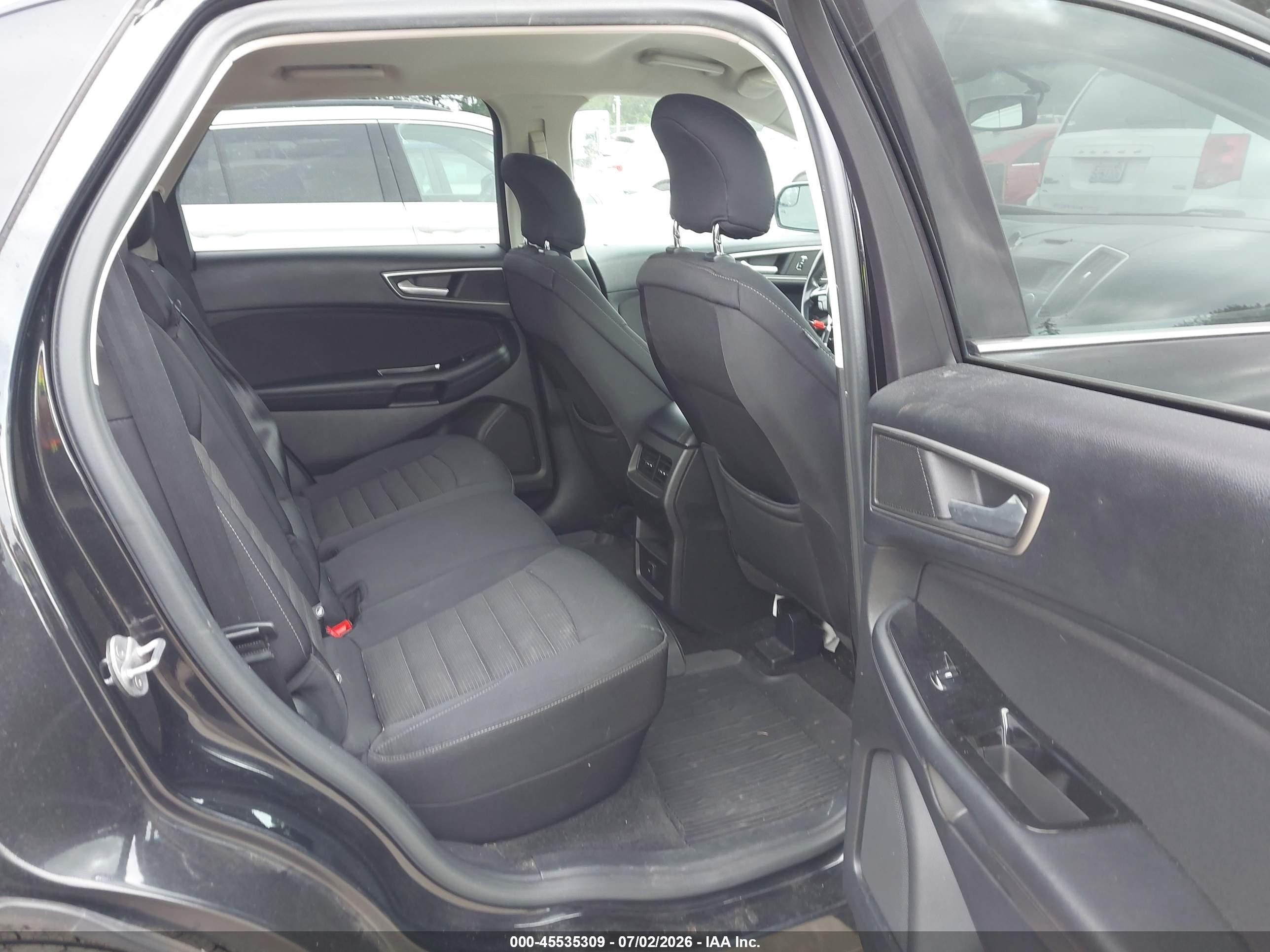 2015 Ford Edge Sel Черный vin: 2FMTK4J93FBB27839