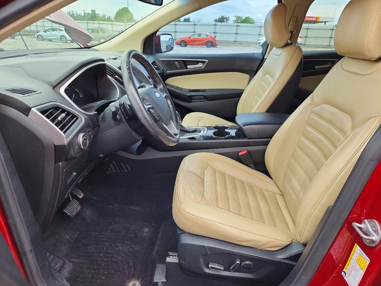 2015 Ford Edge Sel Red vin: 2FMTK4J93FBB73249