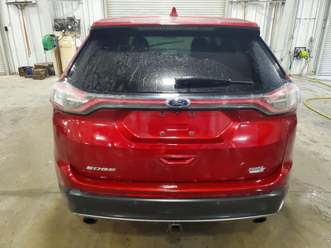 2015 Ford Edge Sel Red vin: 2FMTK4J93FBB90844