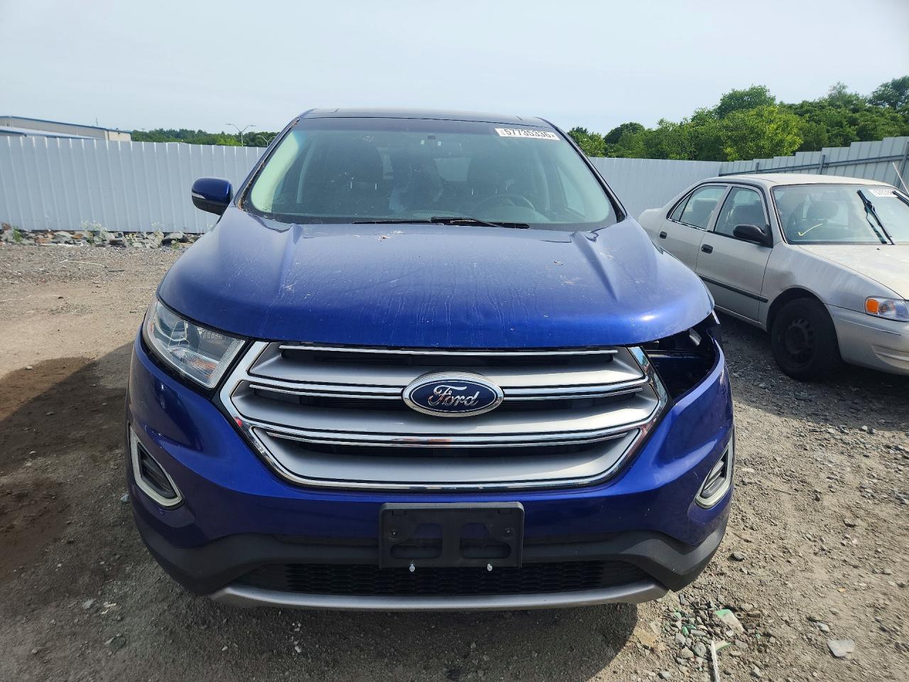2015 Ford Edge Sel Blue vin: 2FMTK4J93FBC18254
