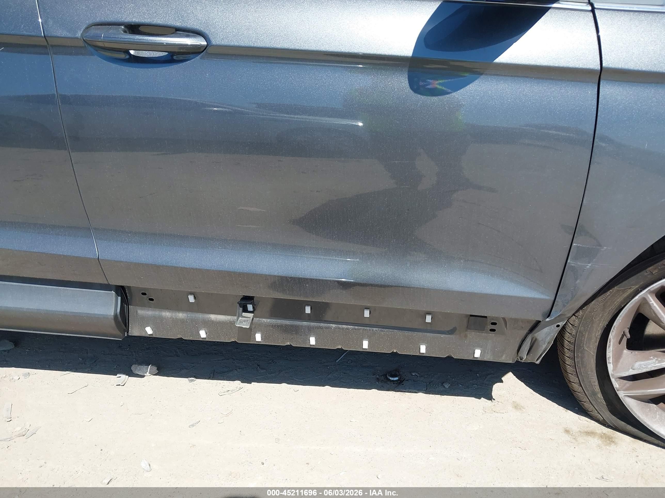 2015 Ford Edge Sel Серый vin: 2FMTK4J94FBB10905