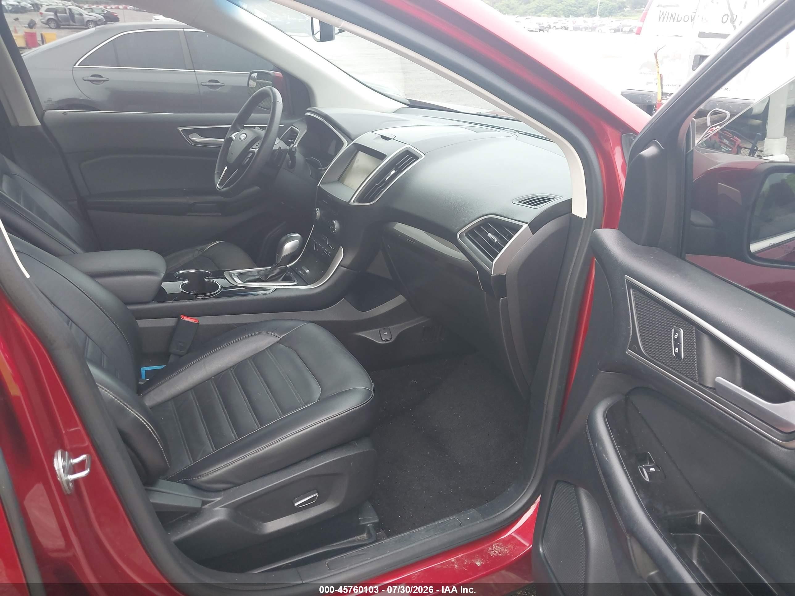 2015 Ford Edge Sel Red vin: 2FMTK4J94FBB72112