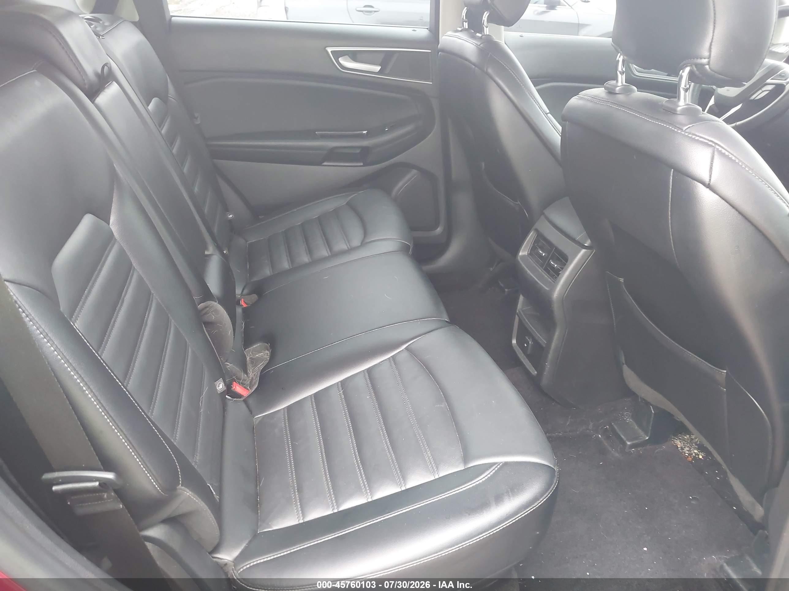 2015 Ford Edge Sel Red vin: 2FMTK4J94FBB72112