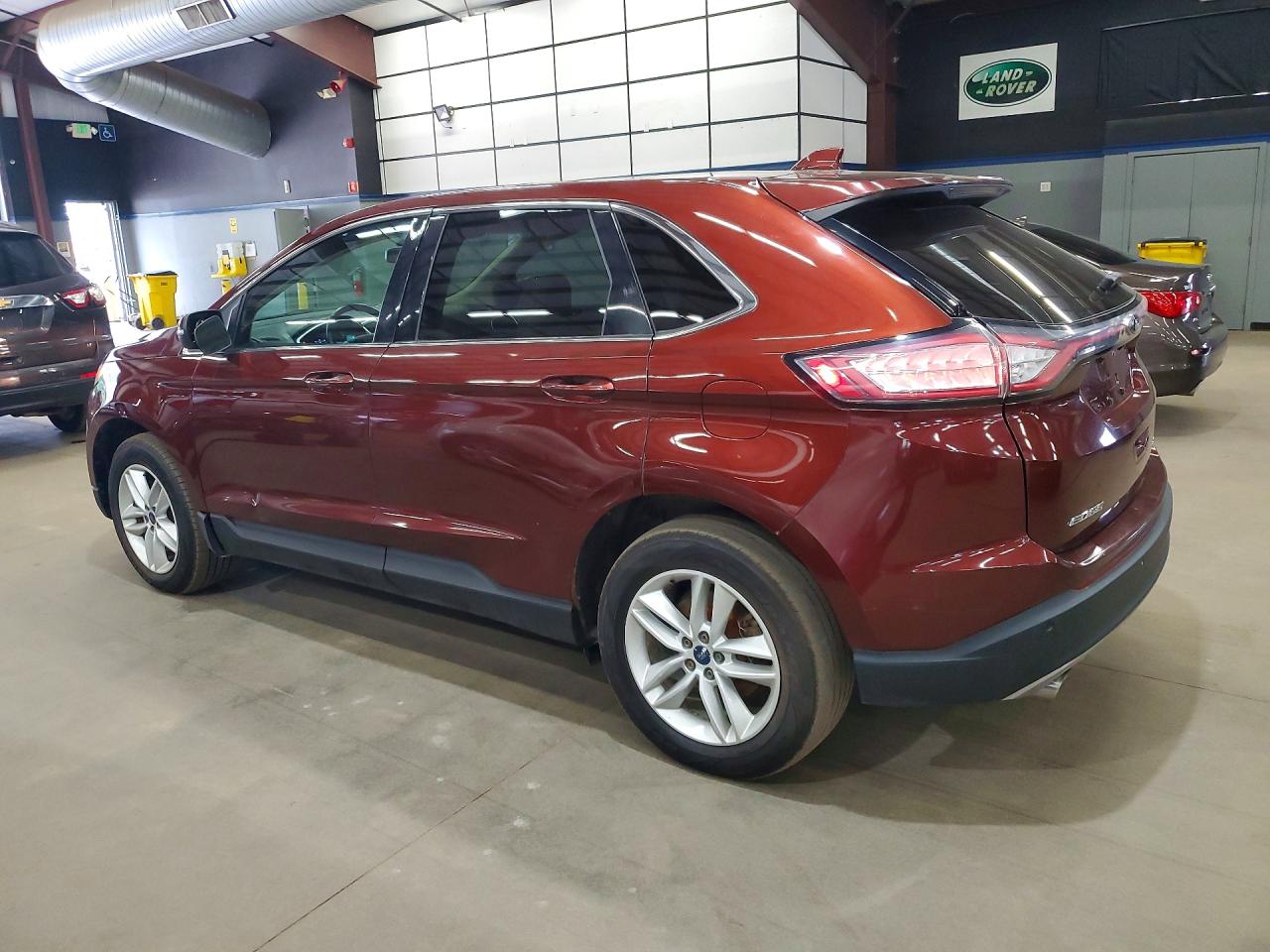 2015 Ford Edge Sel Maroon vin: 2FMTK4J94FBC22698