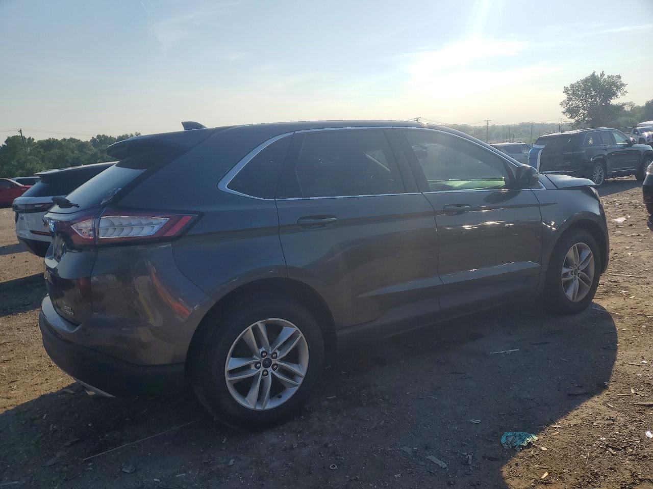 2015 Ford Edge Sel Gray vin: 2FMTK4J94FBC37556
