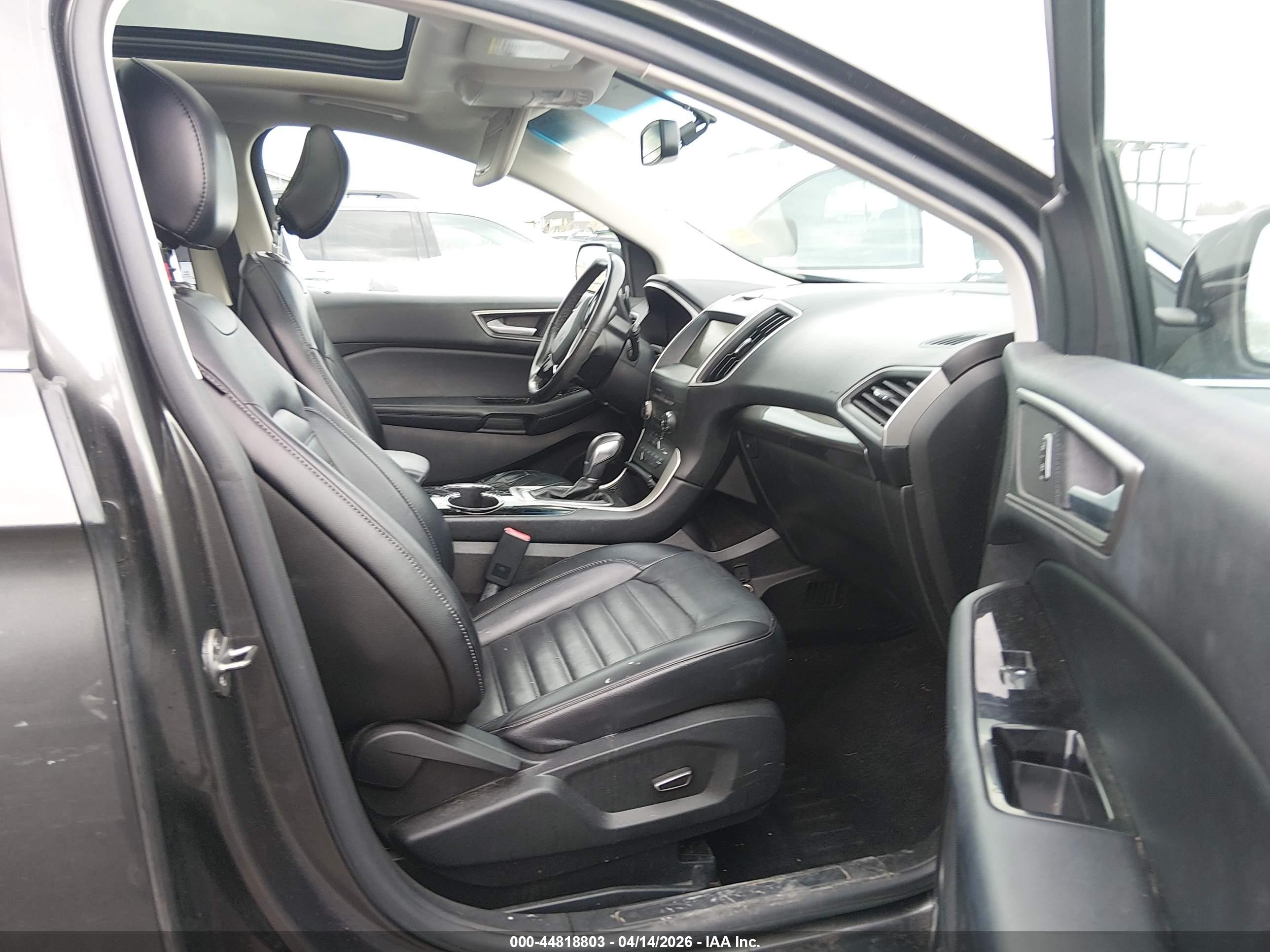 2015 Ford Edge Sel Gray vin: 2FMTK4J94FBC38805