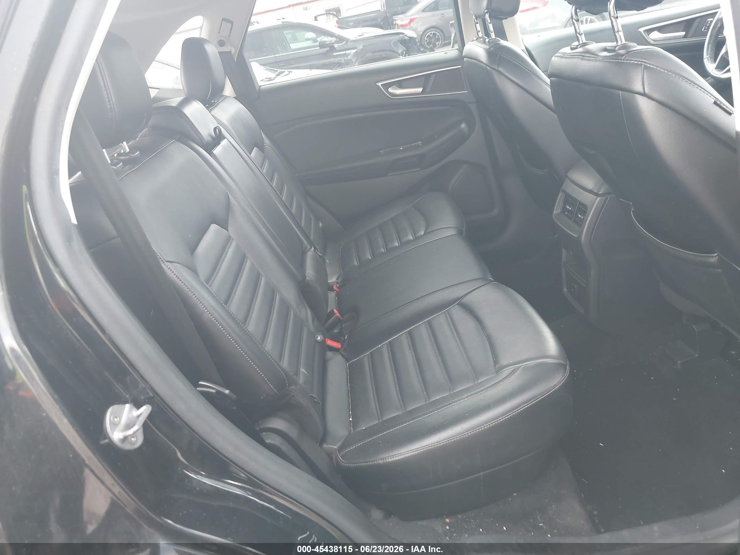 2015 Ford Edge Sel Black vin: 2FMTK4J95FBB11769