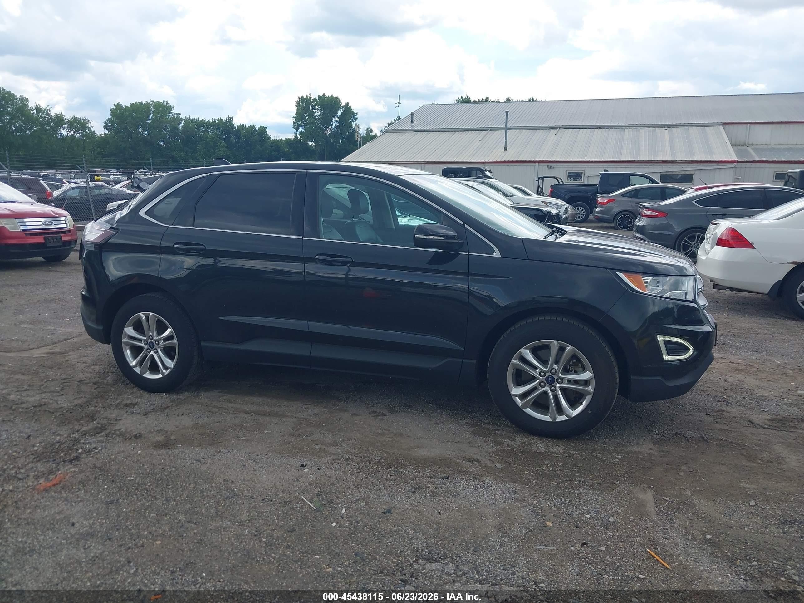 2015 Ford Edge Sel Black vin: 2FMTK4J95FBB11769