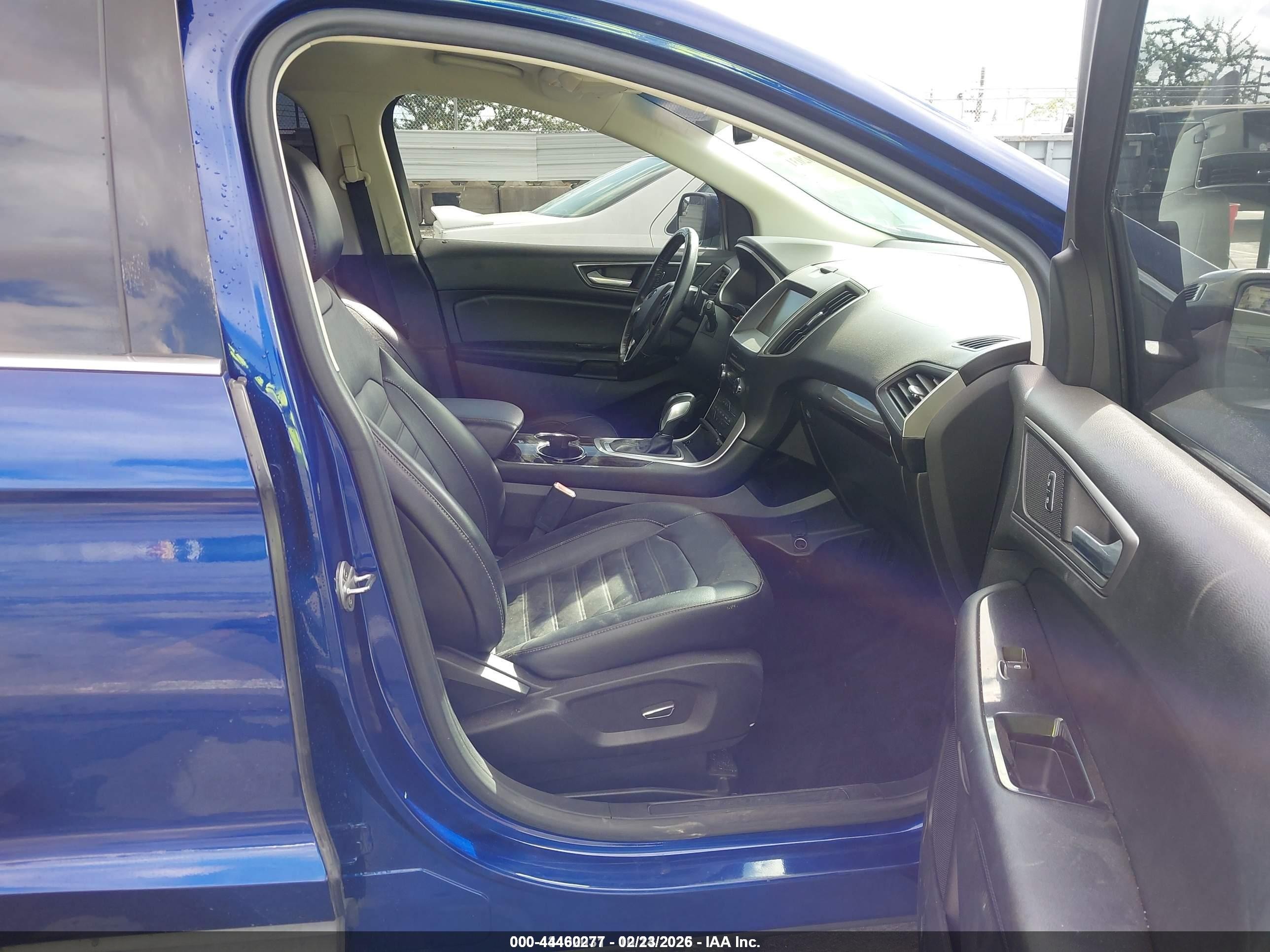 2015 Ford Edge Sel Blue vin: 2FMTK4J95FBB22450