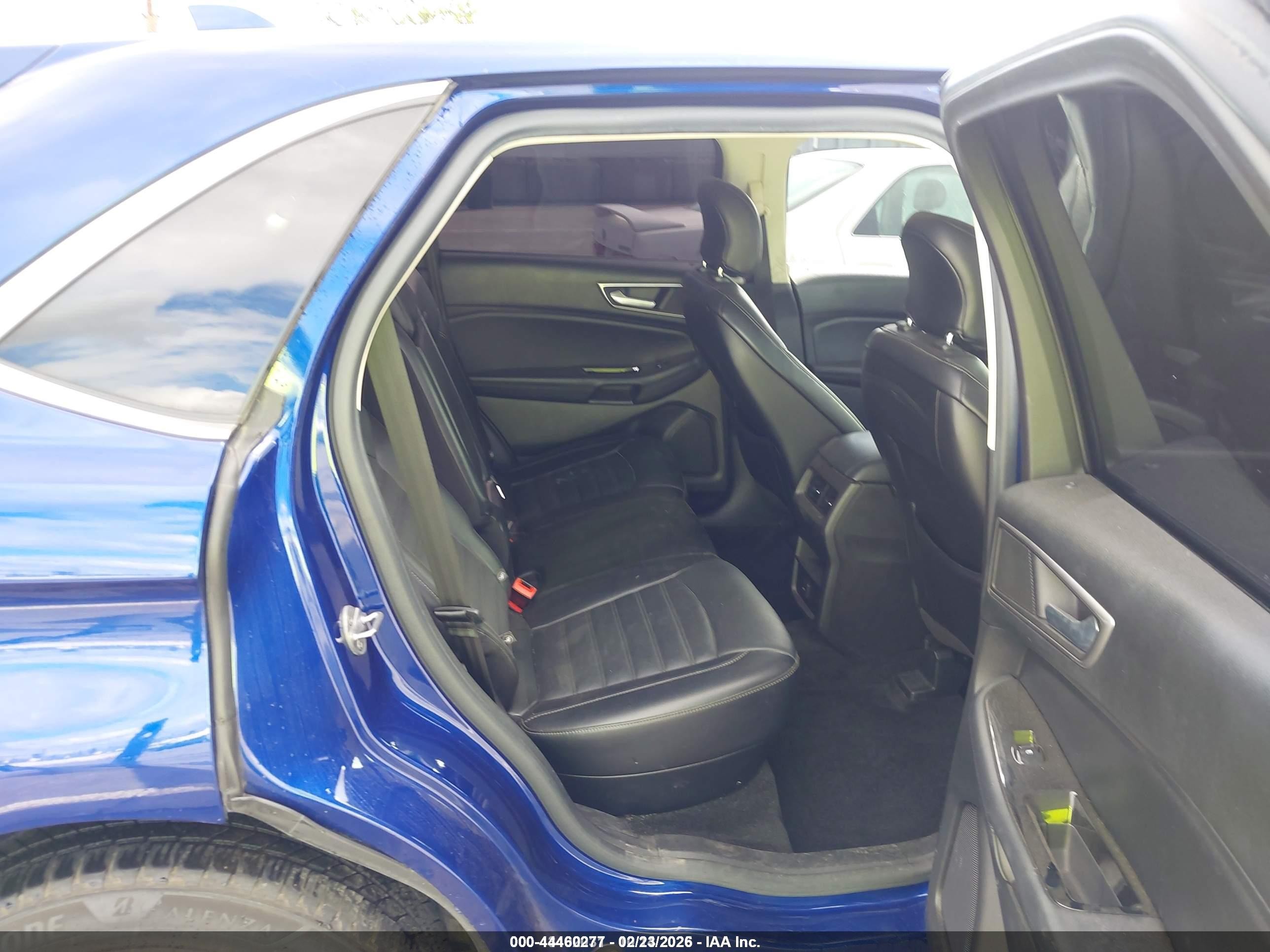2015 Ford Edge Sel Blue vin: 2FMTK4J95FBB22450