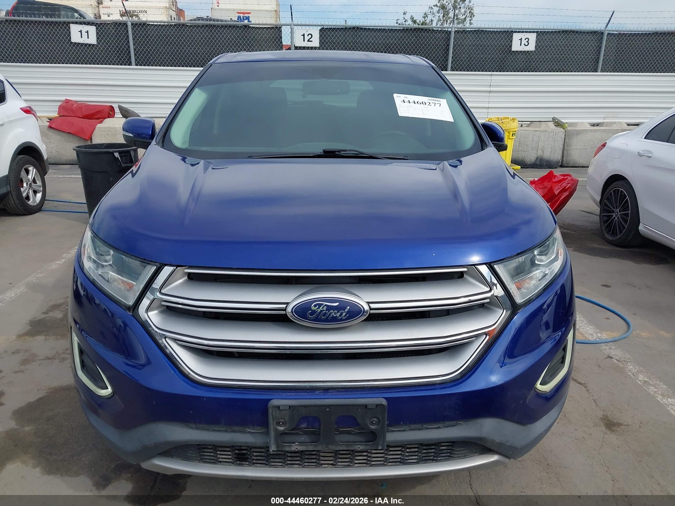 2015 Ford Edge Sel Blue vin: 2FMTK4J95FBB22450