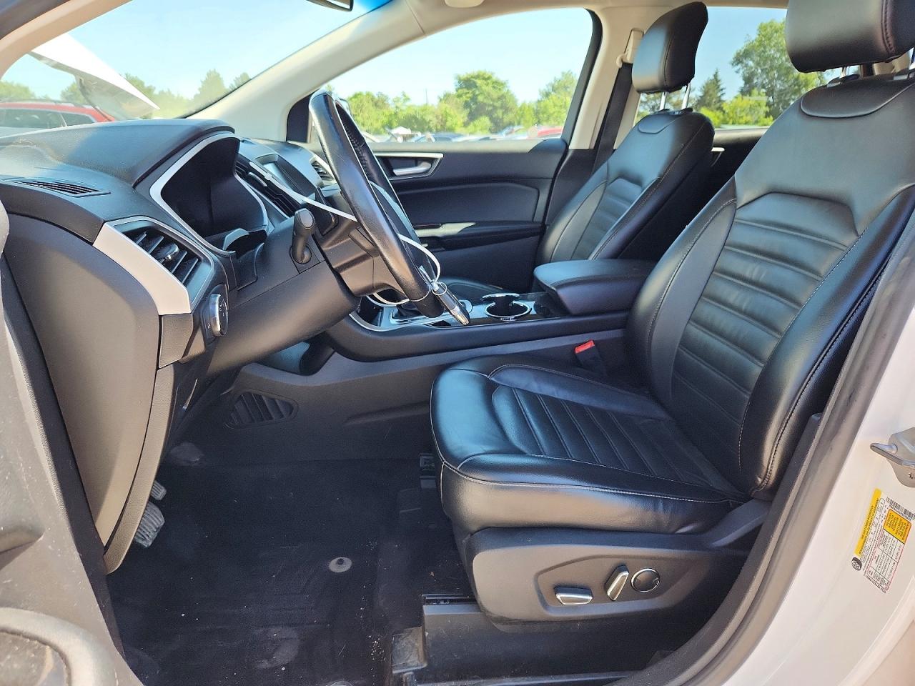 2015 Ford Edge Sel White vin: 2FMTK4J95FBC00628