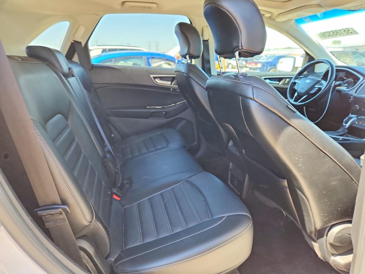2015 Ford Edge Sel White vin: 2FMTK4J95FBC00628
