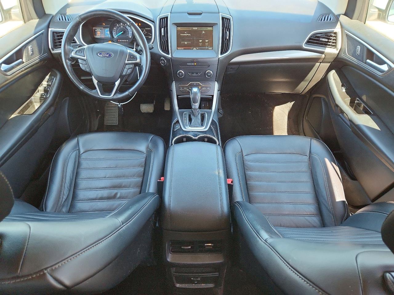 2015 Ford Edge Sel White vin: 2FMTK4J95FBC00628