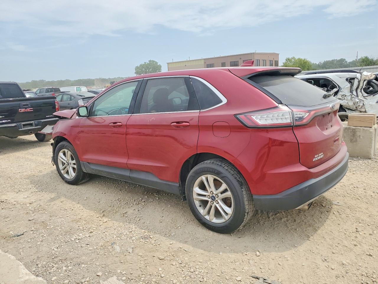 2015 Ford Edge Sel Red vin: 2FMTK4J95FBC03609