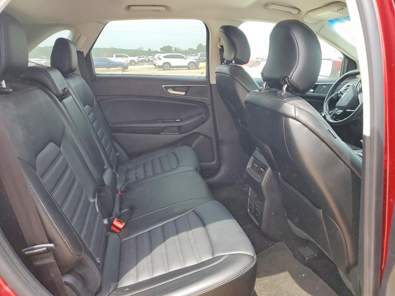 2015 Ford Edge Sel Red vin: 2FMTK4J95FBC03609