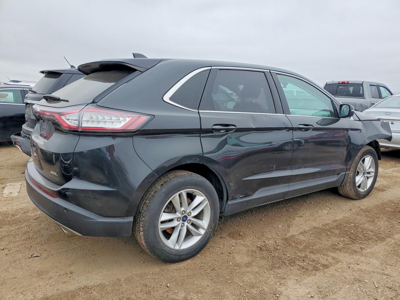 2015 Ford Edge Black vin: 2FMTK4J95FBC38554