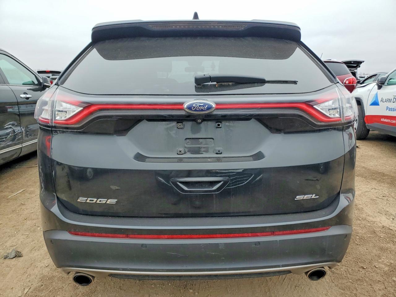 2015 Ford Edge Black vin: 2FMTK4J95FBC38554