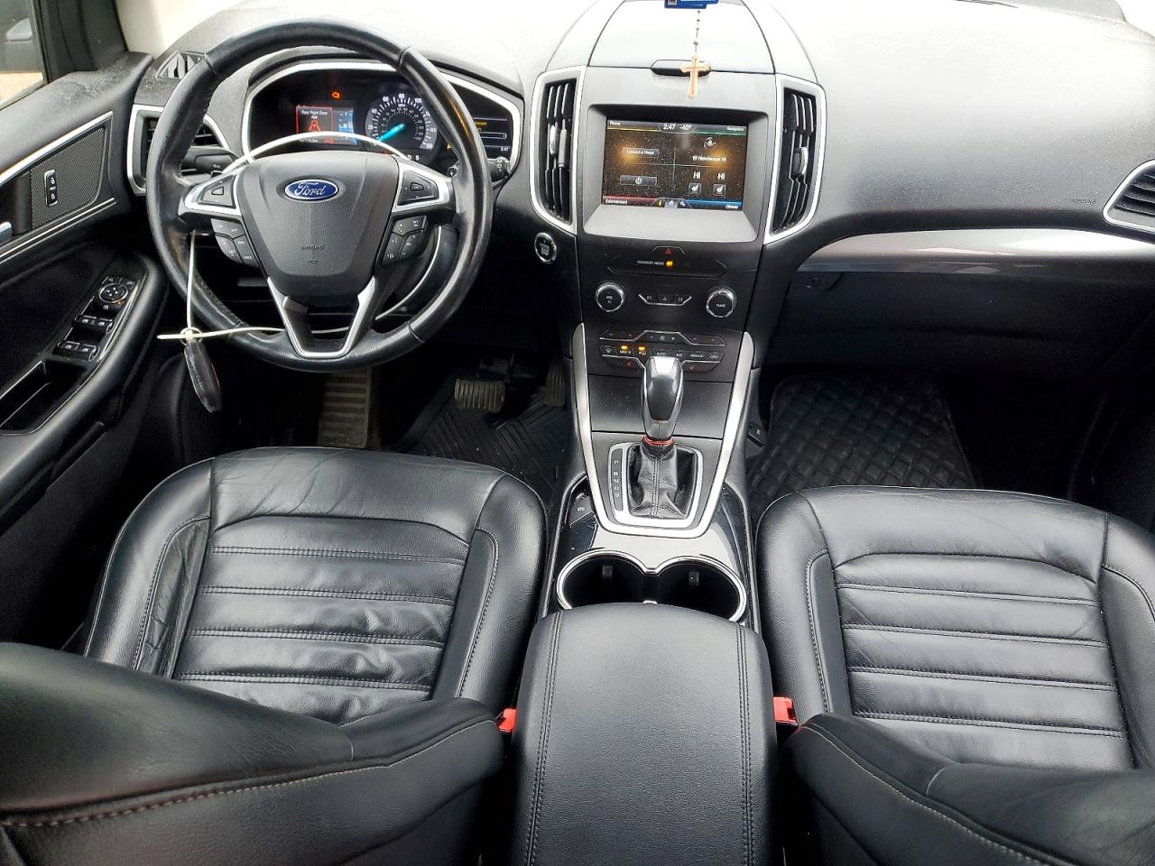 2015 Ford Edge Black vin: 2FMTK4J95FBC38554