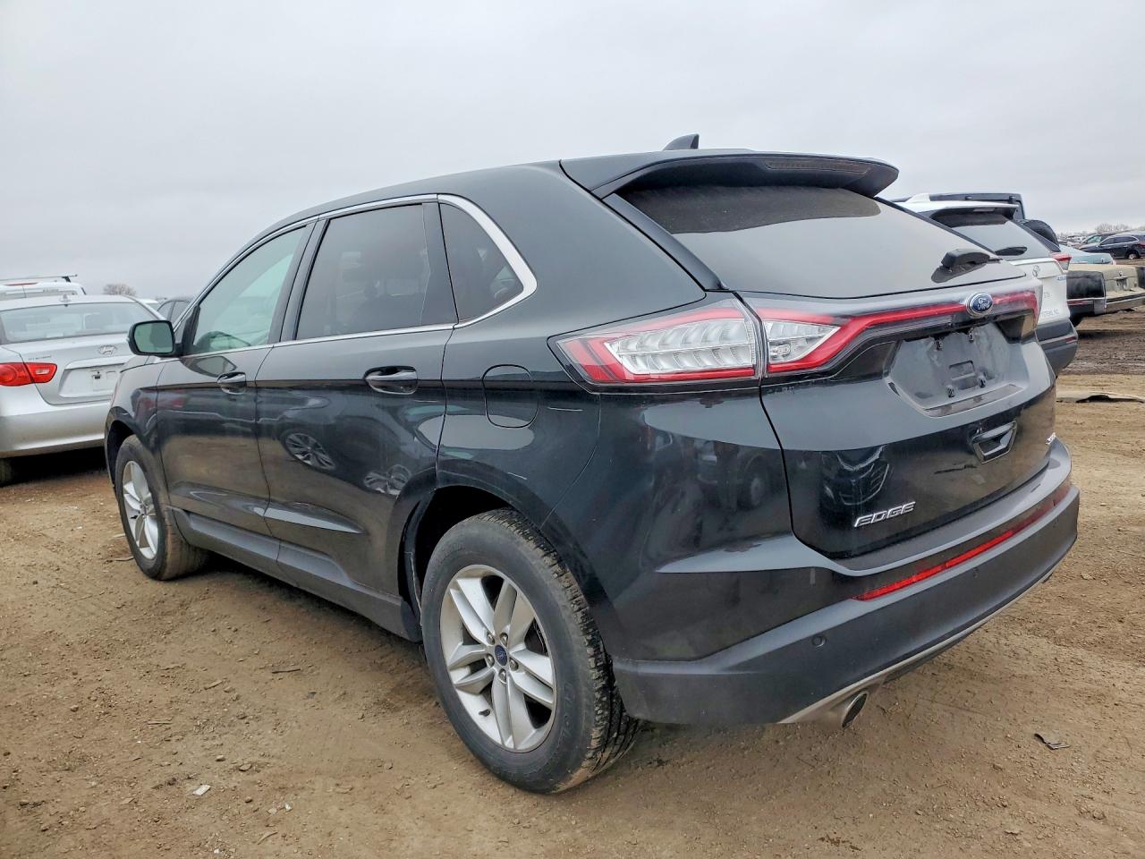 2015 Ford Edge Black vin: 2FMTK4J95FBC38554