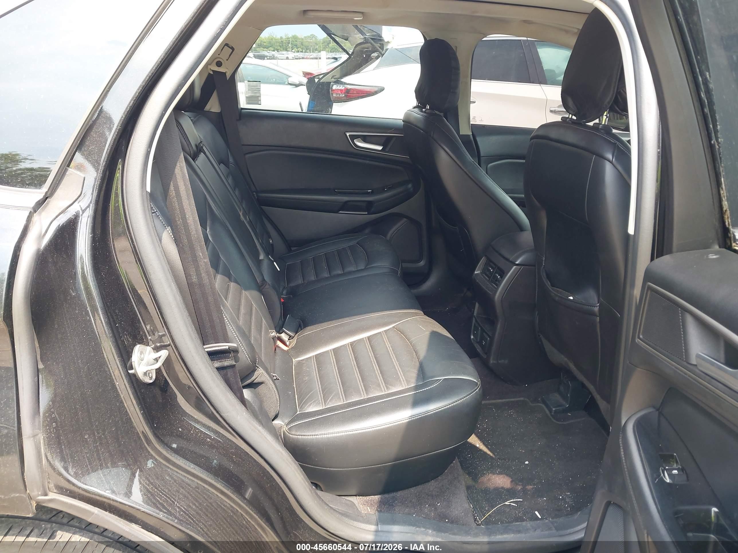 2015 Ford Edge Sel Black vin: 2FMTK4J96FBB58454