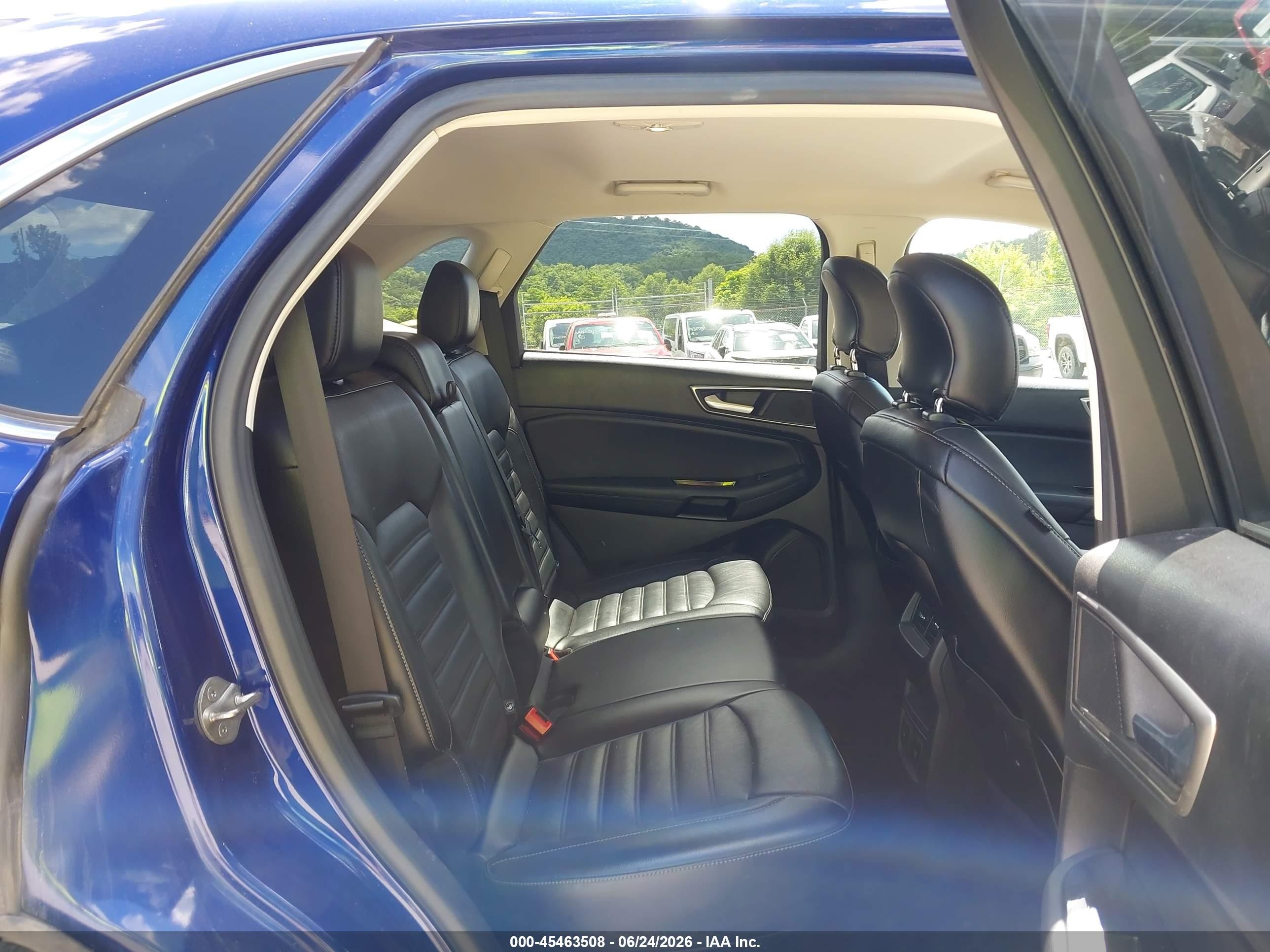 2015 Ford Edge Sel Blue vin: 2FMTK4J96FBB96055