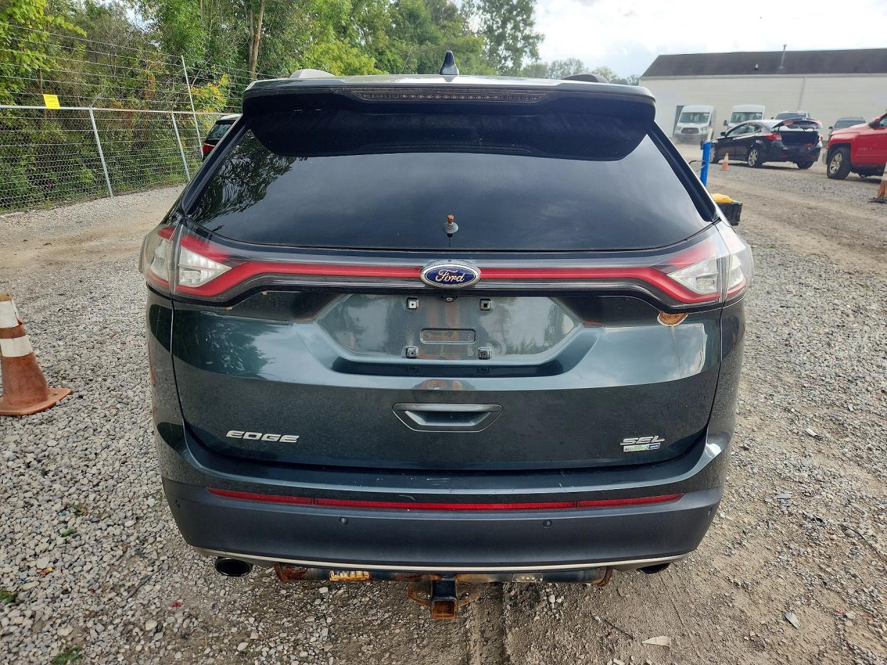 2015 Ford Edge Sel Green vin: 2FMTK4J96FBB98405
