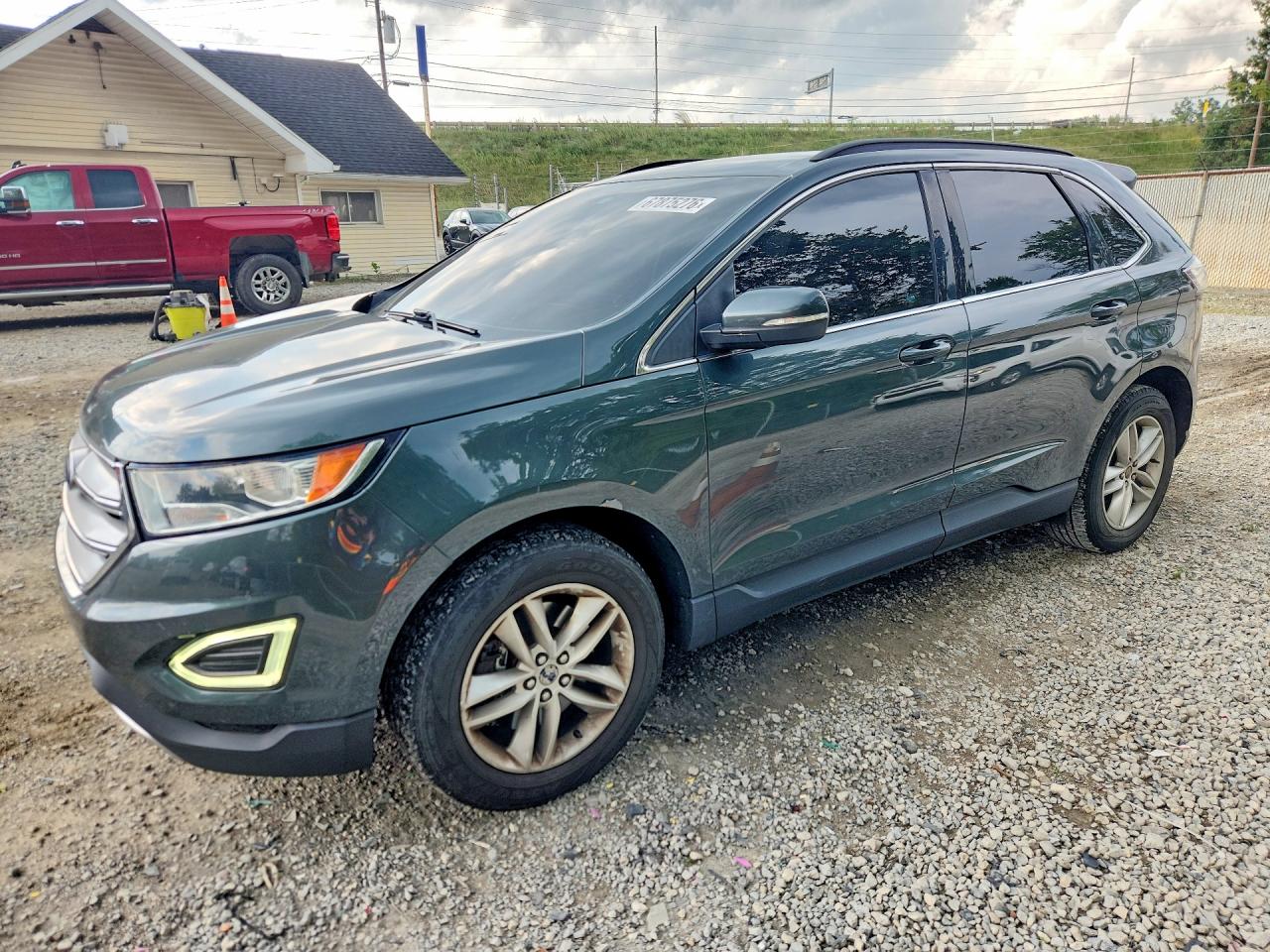 2015 Ford Edge Sel Green vin: 2FMTK4J96FBB98405