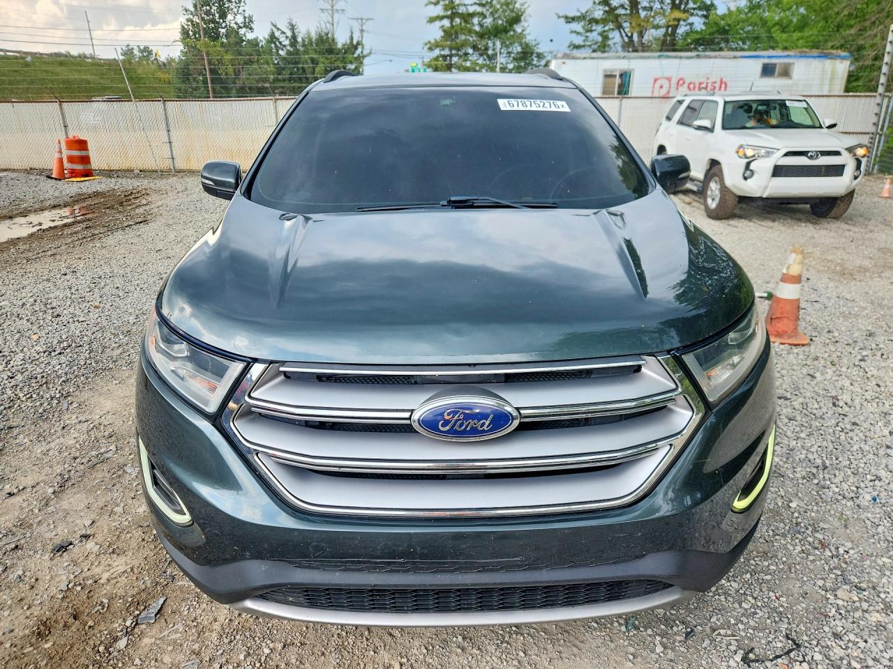 2015 Ford Edge Sel Green vin: 2FMTK4J96FBB98405