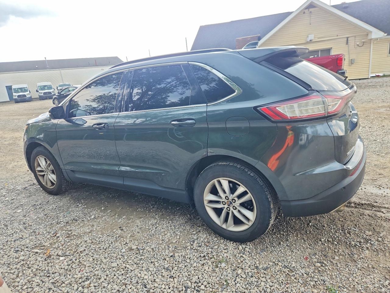 2015 Ford Edge Sel Green vin: 2FMTK4J96FBB98405