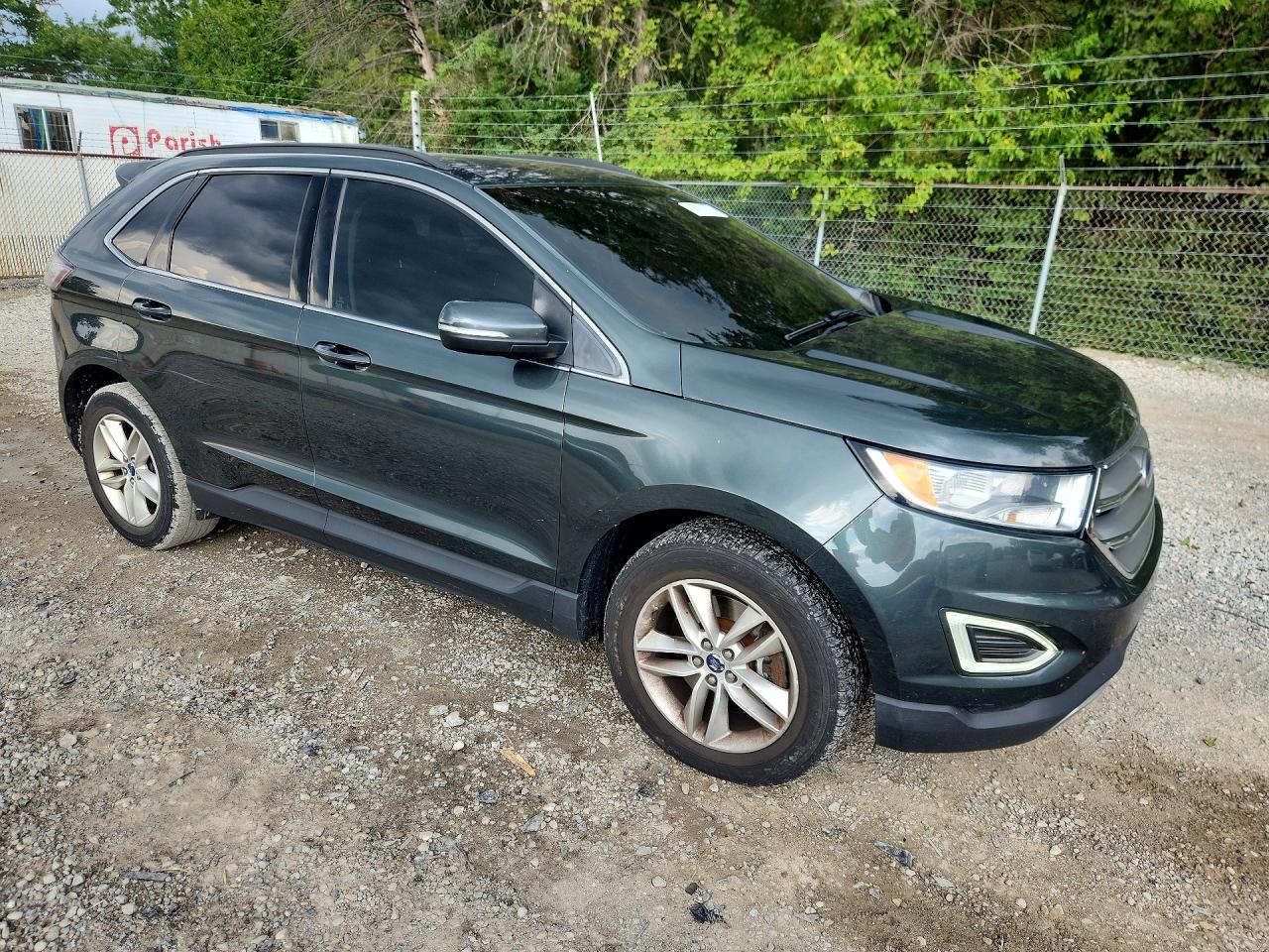 2015 Ford Edge Sel Green vin: 2FMTK4J96FBB98405