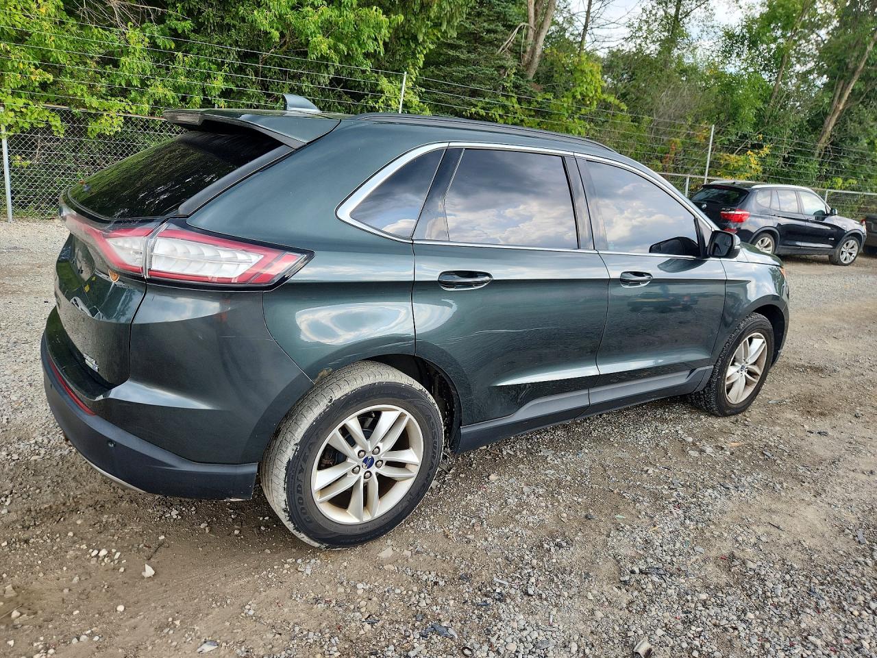 2015 Ford Edge Sel Green vin: 2FMTK4J96FBB98405