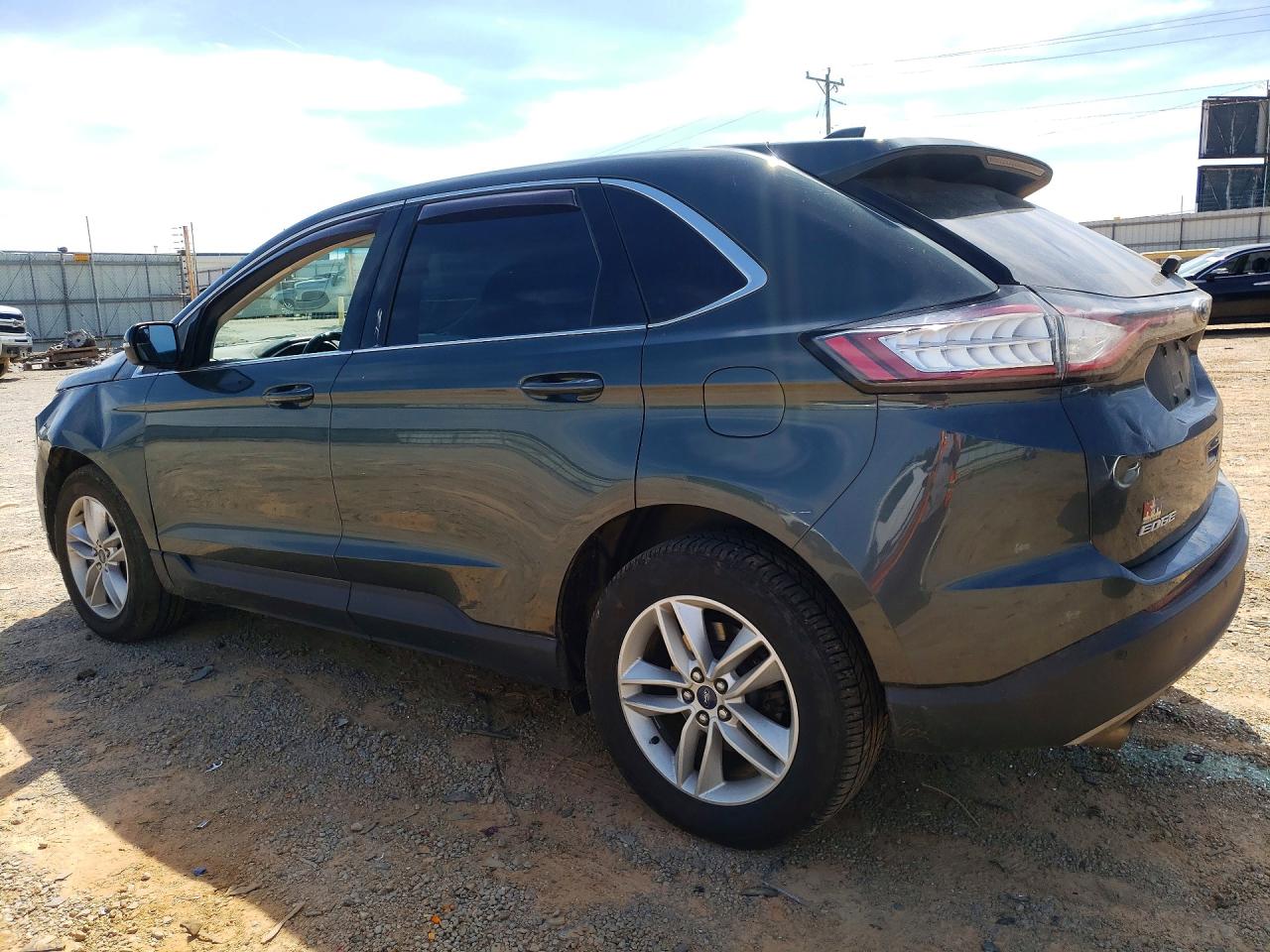 2015 Ford Edge Sel Teal vin: 2FMTK4J96FBC30141