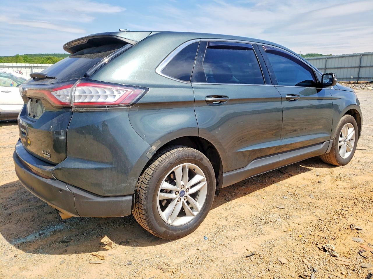 2015 Ford Edge Sel Teal vin: 2FMTK4J96FBC30141