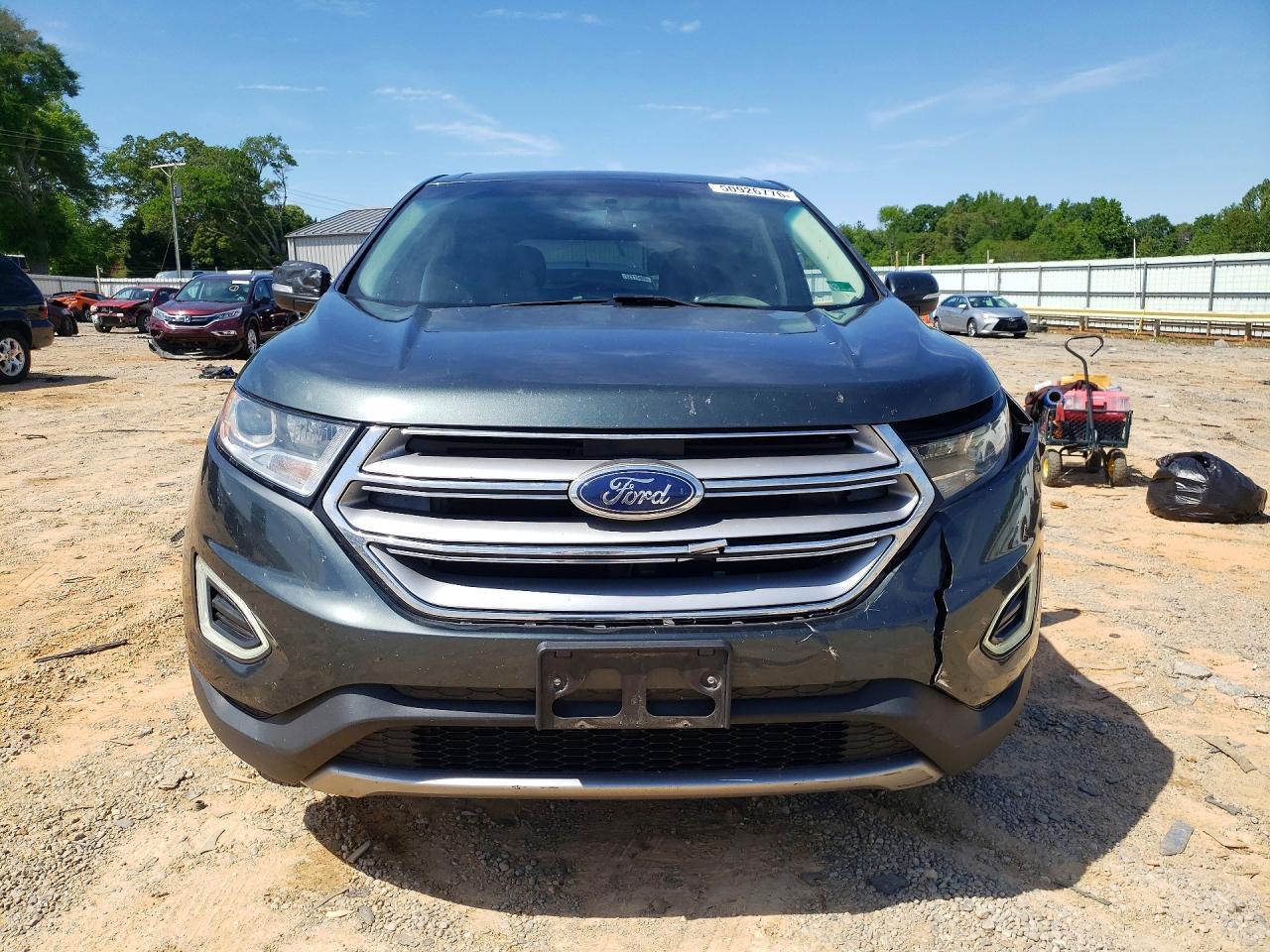 2015 Ford Edge Sel Teal vin: 2FMTK4J96FBC30141