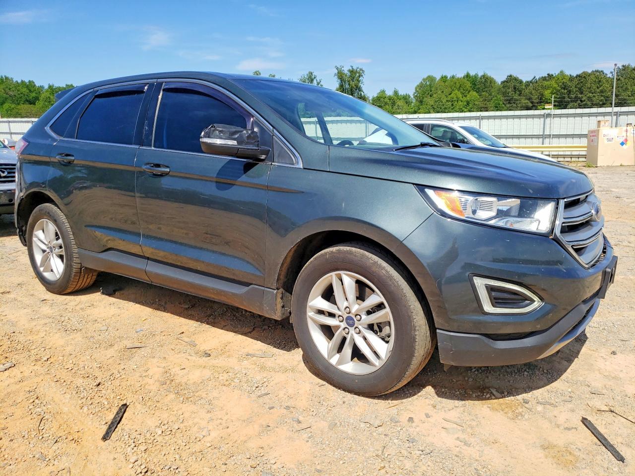 2015 Ford Edge Sel Teal vin: 2FMTK4J96FBC30141