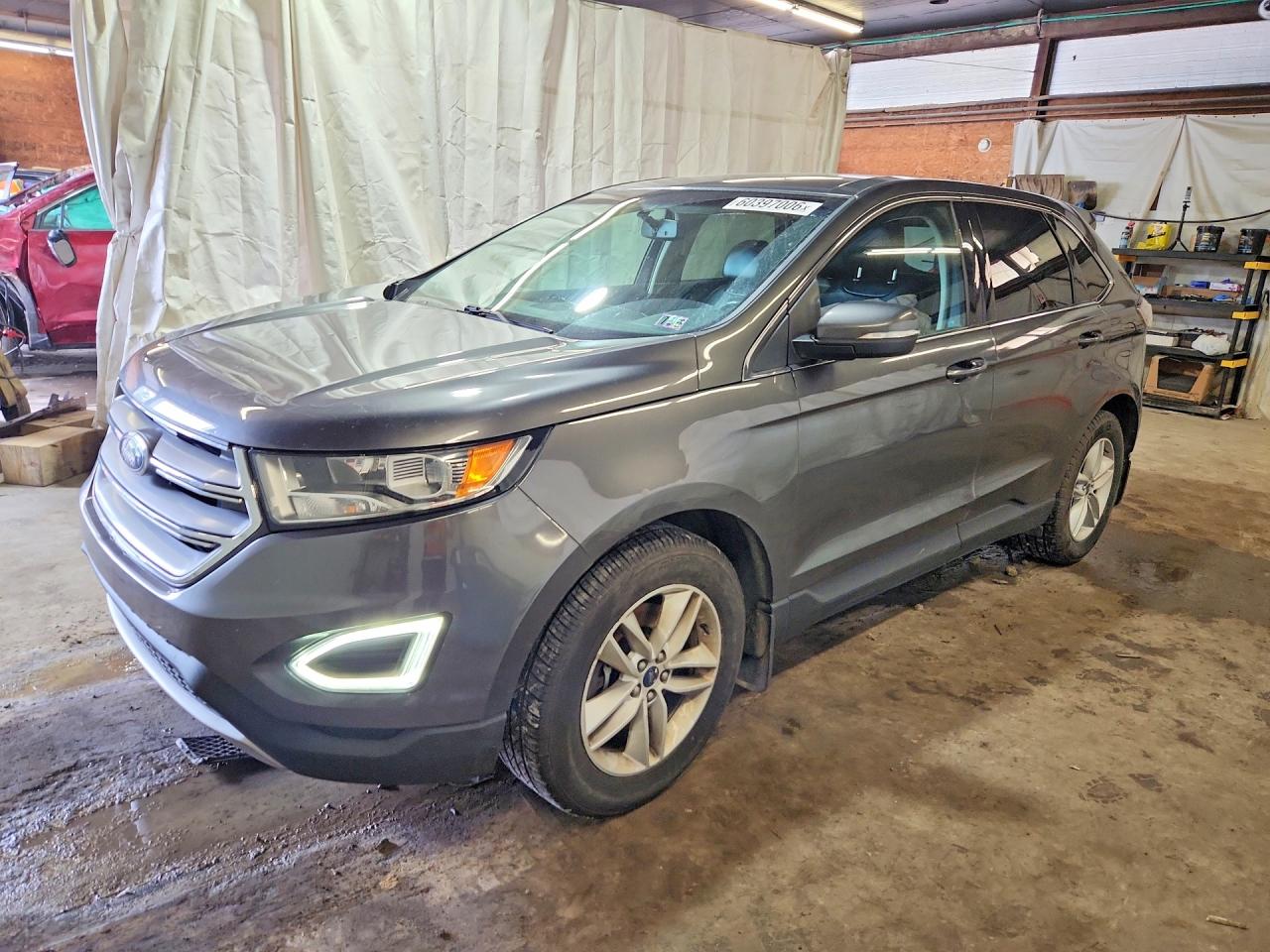 2015 Ford Edge Sel Charcoal vin: 2FMTK4J96FBC31564