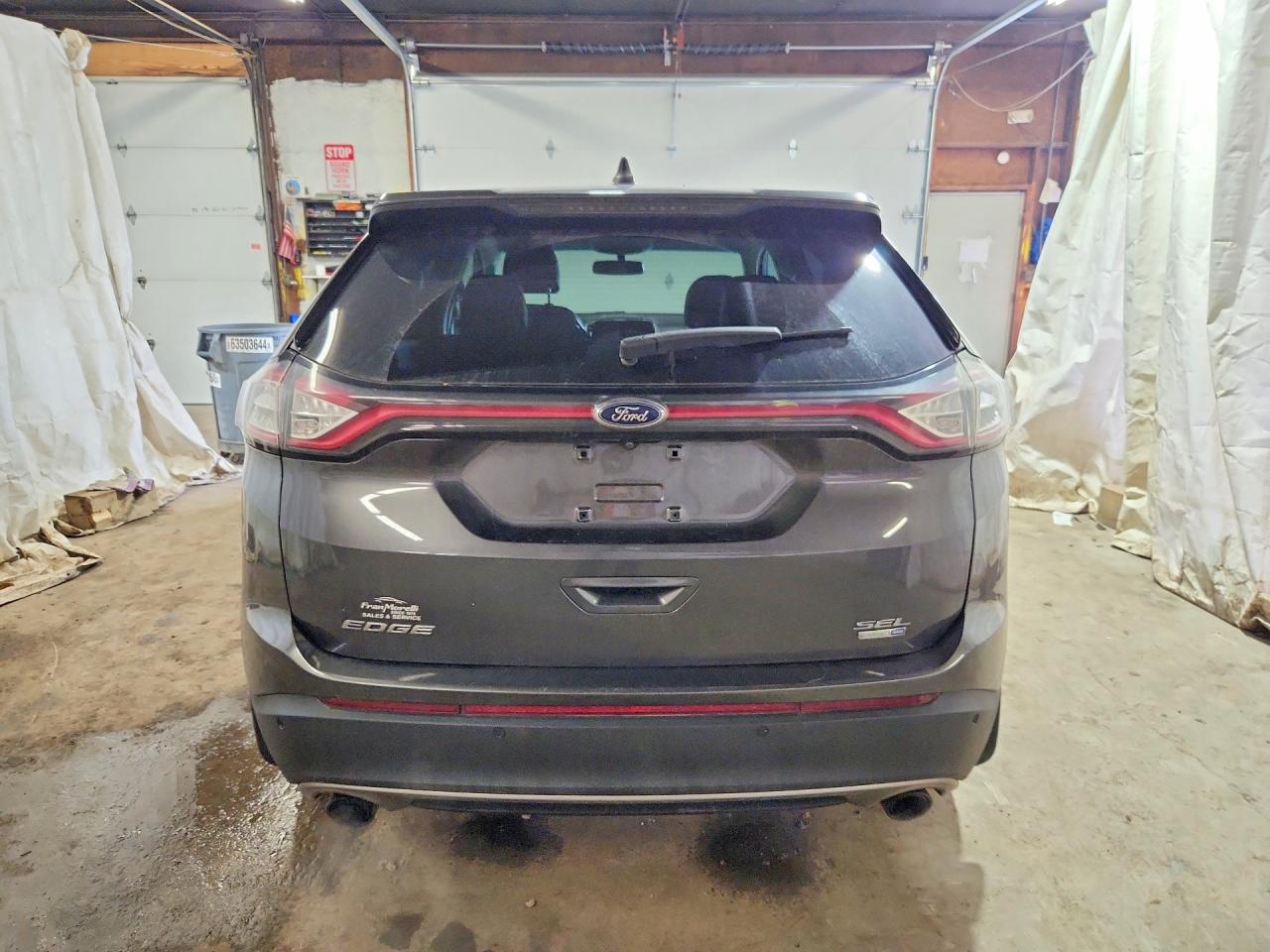 2015 Ford Edge Sel Charcoal vin: 2FMTK4J96FBC31564
