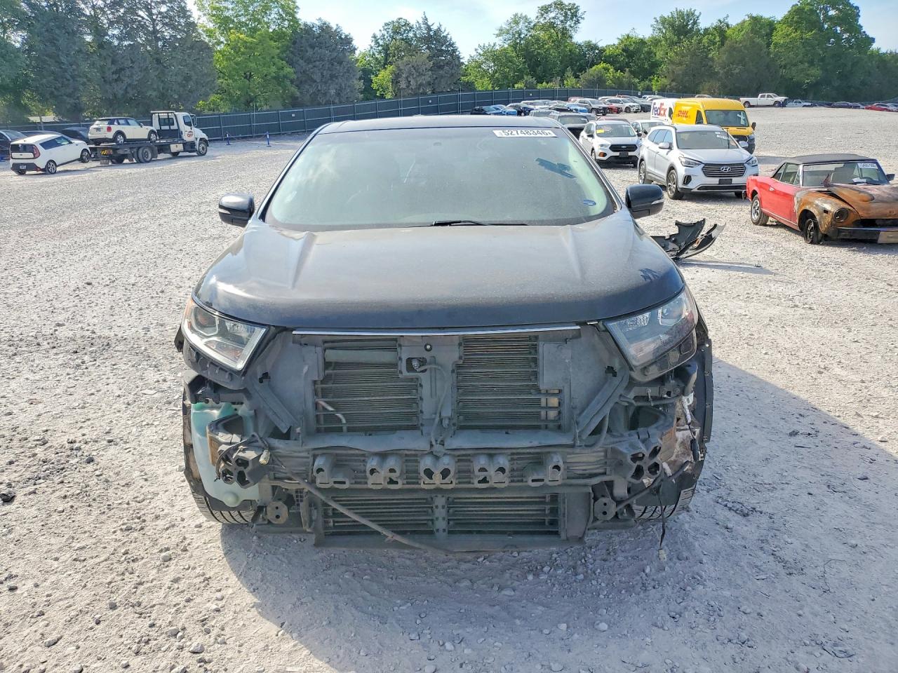 2015 Ford Edge Sel Black vin: 2FMTK4J97FBB58298