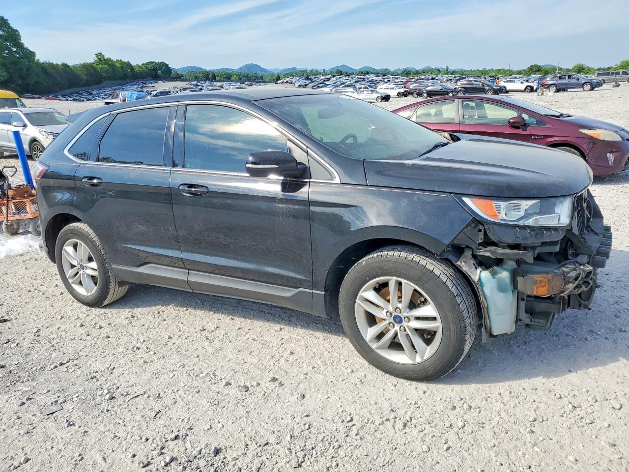 2015 Ford Edge Sel Black vin: 2FMTK4J97FBB58298