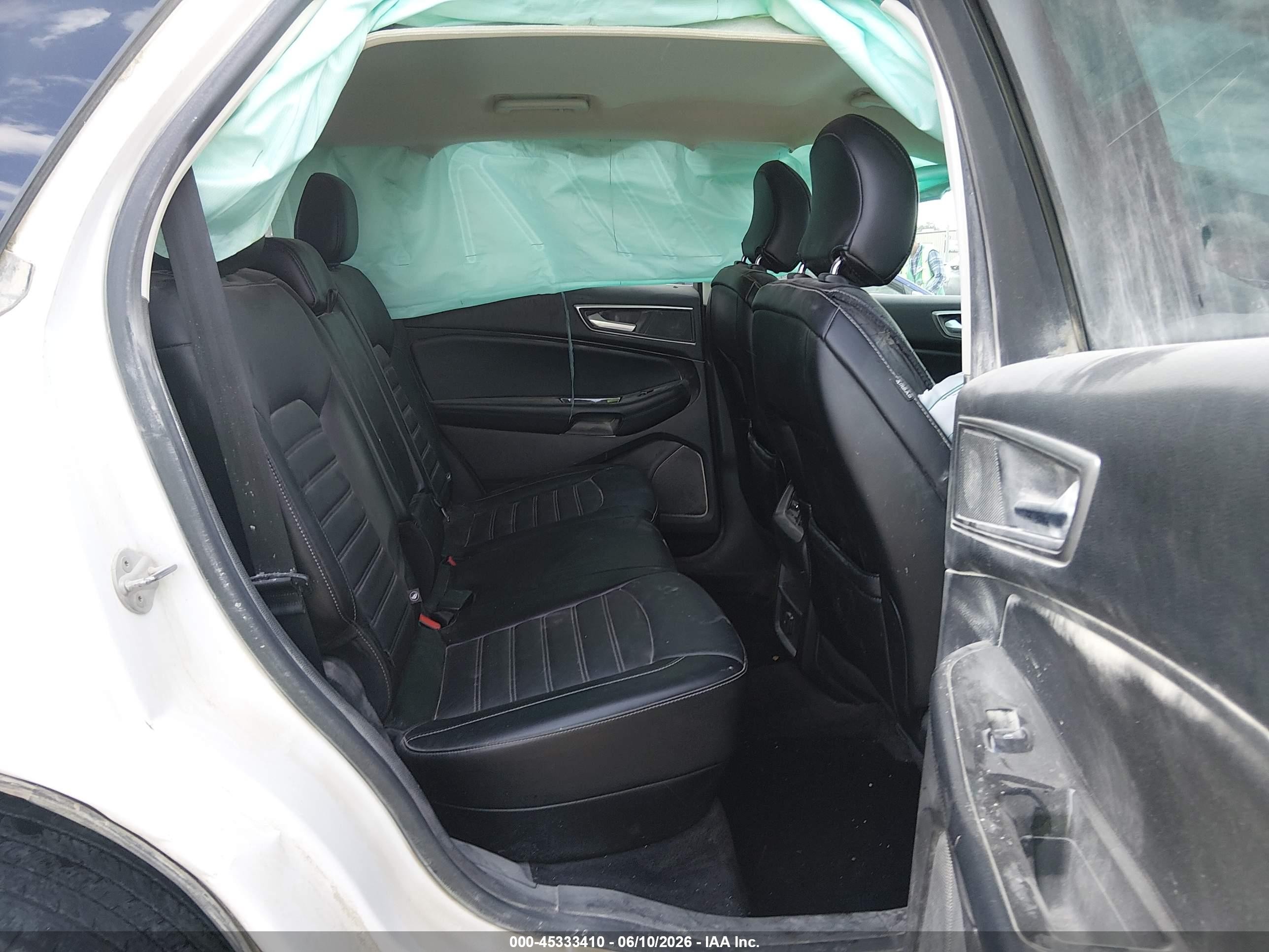 2015 Ford Edge Sel Белый vin: 2FMTK4J97FBB77451