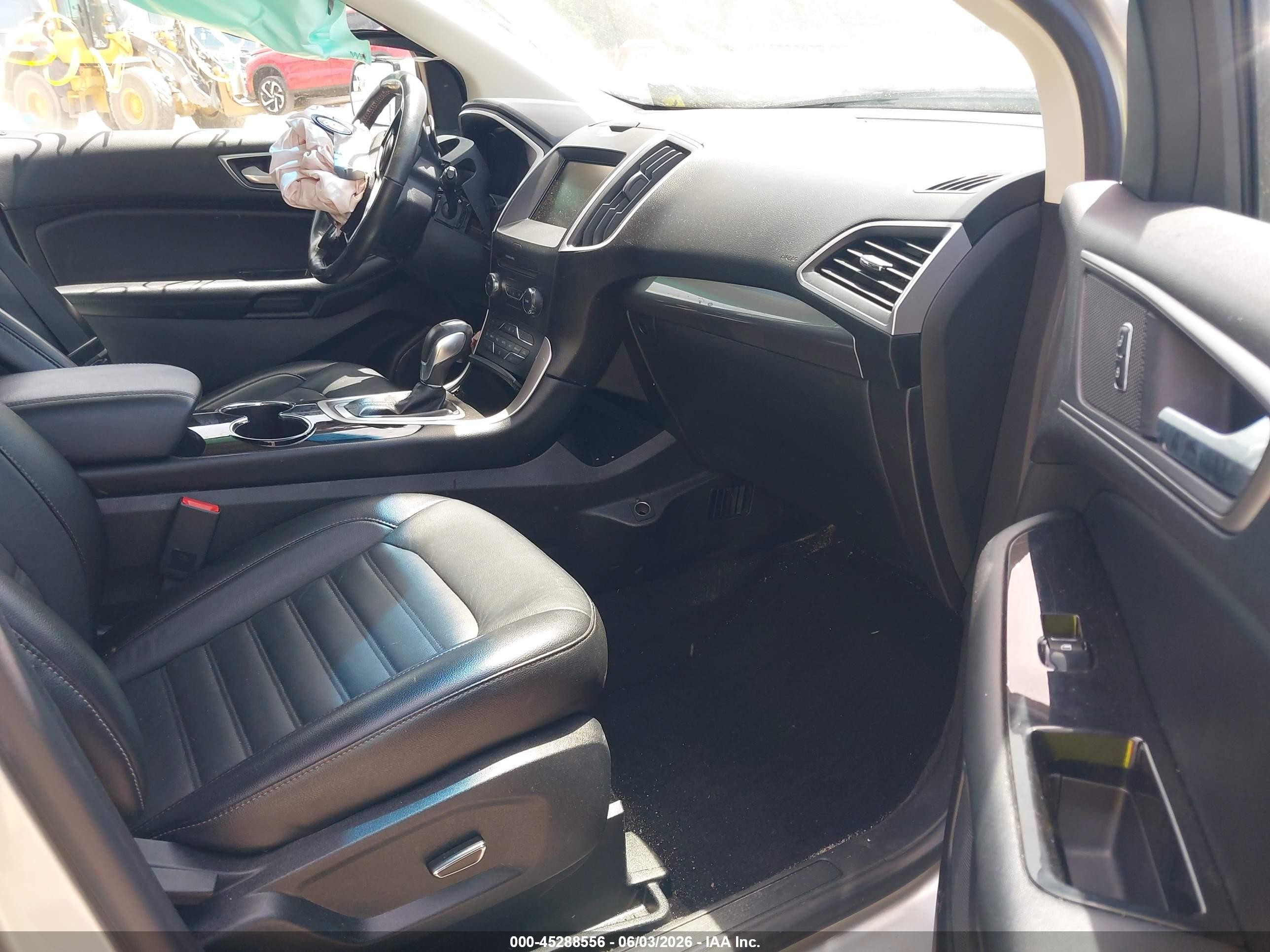 2015 Ford Edge Sel Серый vin: 2FMTK4J97FBC35686