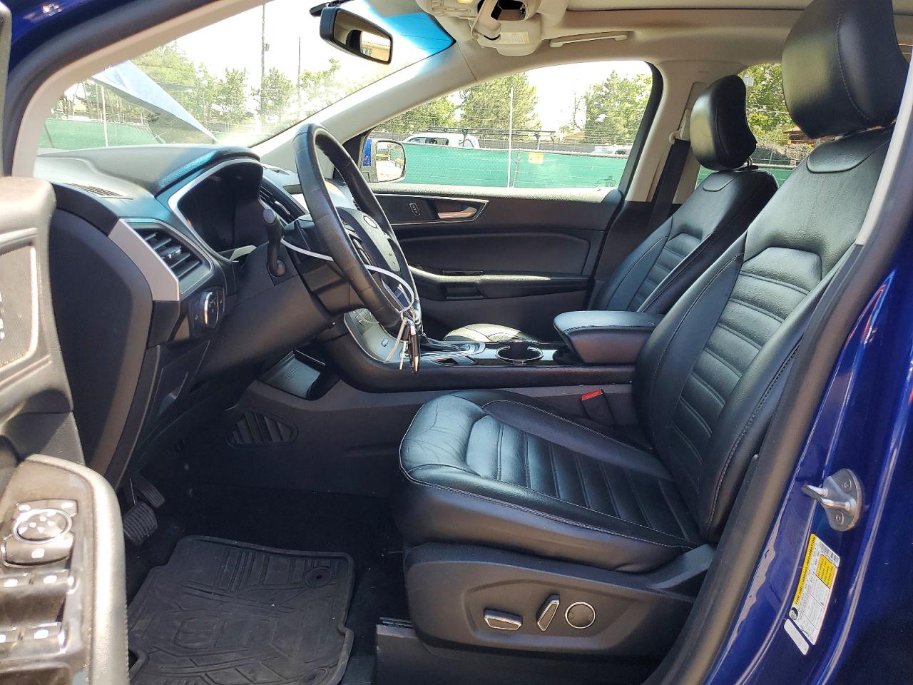 2015 Ford Edge Sel Blue vin: 2FMTK4J97FBC42119